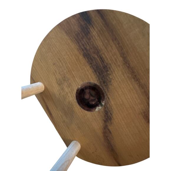 Vintage MCM Wooden Nickel Tabletop Bookshelf Book Shelf Adjustable Myrtlewood - Picture 7 of 9